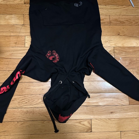 Chrome Hearts x Deadly Doll Online Exclusive Hoodie 'Black/Red' - Picture 3 of 8